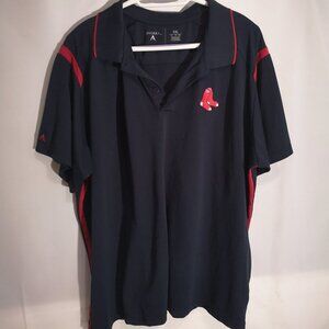 Antigua Men's Boston Red Sox Short Sleeve Polo Shirt